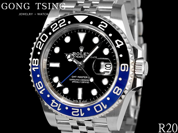 勞力士男錶 ROLEX 126710 BLNR 綠卡 藍黑圈 GMT 五珠帶 全新未使用品 2020/11月