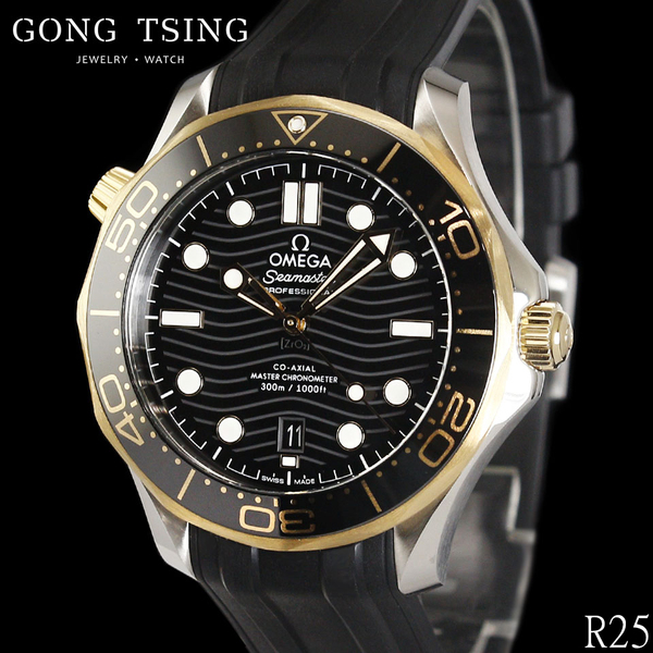 歐米茄男錶   OMEGA 21022422001001 海馬系列 半金 300米 一手錶近全新 2025年 保卡