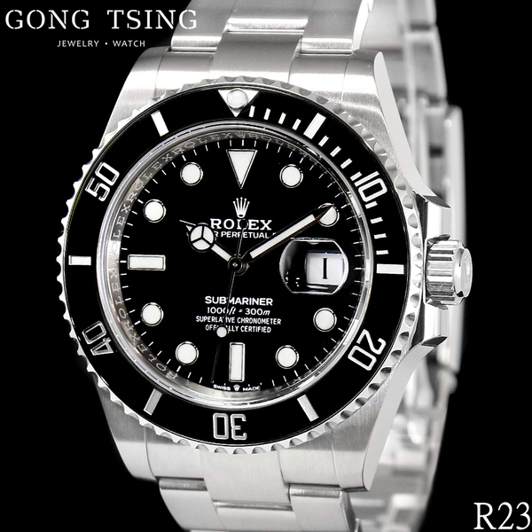(已下訂)勞力士男錶 ROLEX 黑水鬼 126610 LN 黑色陶瓷外圈 41MM 未使用新品 2023年綠卡
