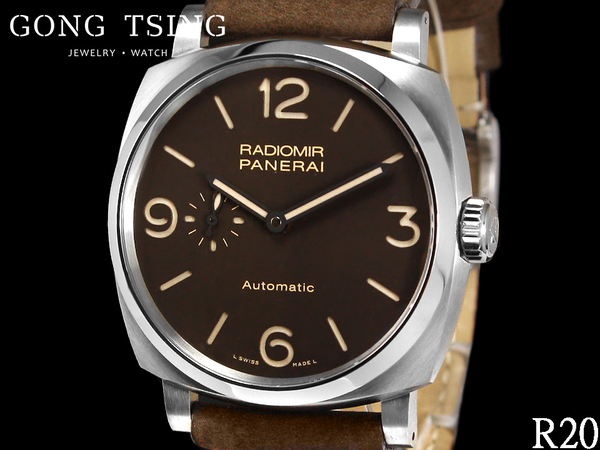 沛納海男錶 (PANERAI) PAM00619 PAM619 微型自動盤 鈦金屬 3日鍊 原廠盒子 保單