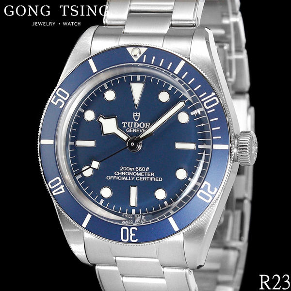 帝舵男錶 TUDOR 79030B 藍色面盤 藍色旋轉外圈 39MM 未使用品 2023年新式保卡
