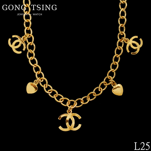 時尚雙C金項鍊
