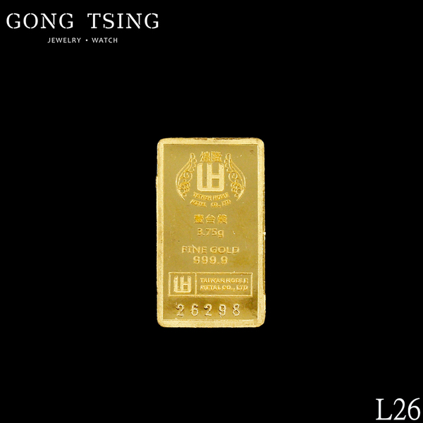 煌隆9999純金1錢金條