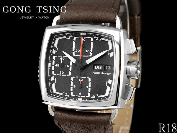 ※年終特賣※ Sinn男錶    AUDI DESIGN 限量錶 計時碼錶顯示 自動上鍊 專利泰級不銹鋼