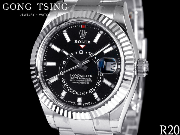 勞力士男錶 ROLEX 326934 天行者 沙羅年曆 GMT 全新未使用品 2020最新綠卡 膠膜未撕